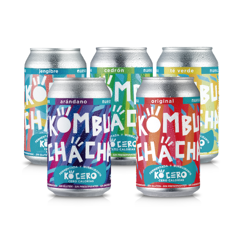 Kombucha cero calorías Mix 350mlx24
